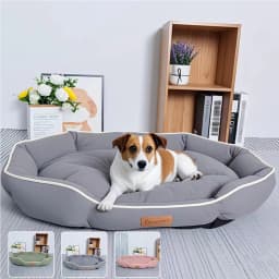 B-Square All Seasons Small Dog Bed Anti-slip Sleeping Cat Bed Breathable Soft Dog Bed for Medium Dog Cushion Pet Bed for Cat