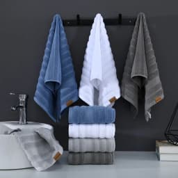 Pure Cotton Bath Towel Set for Adults 70x140 Hand Towel 34x76 High Quality Beach Fashion Hotel Water Absorbent Soft White Towel