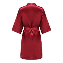 Burgundy Women Bathrobe Gold Letter Bride Bridesmaid Mother Maid of Honor Get Ready Bridal Party Robes Gifts Dressing Gown
