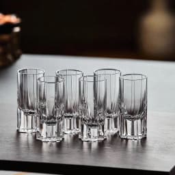 25ML Crystal Shot Glass Whiskey Tequila Glasses Home Bar, Elegant Gift Set For Weddings, Parties & Bourbon Tasting,liquor Cup