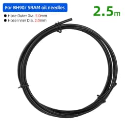 Deemount 2.0/2.2/2.5mm Inner Dia. Oil Hose 2.5/5.0m 3 Layers Oil Tube for BH59 BH90 Sram Magura Tektro Bike Hydraulic Disc Brake