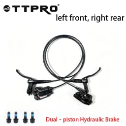 TTPRO MT200 Double Piston Hydraulic Disc Brake Set, Mountain Bike Hydraulic Disc Brake, MTB Hydraulic Brake