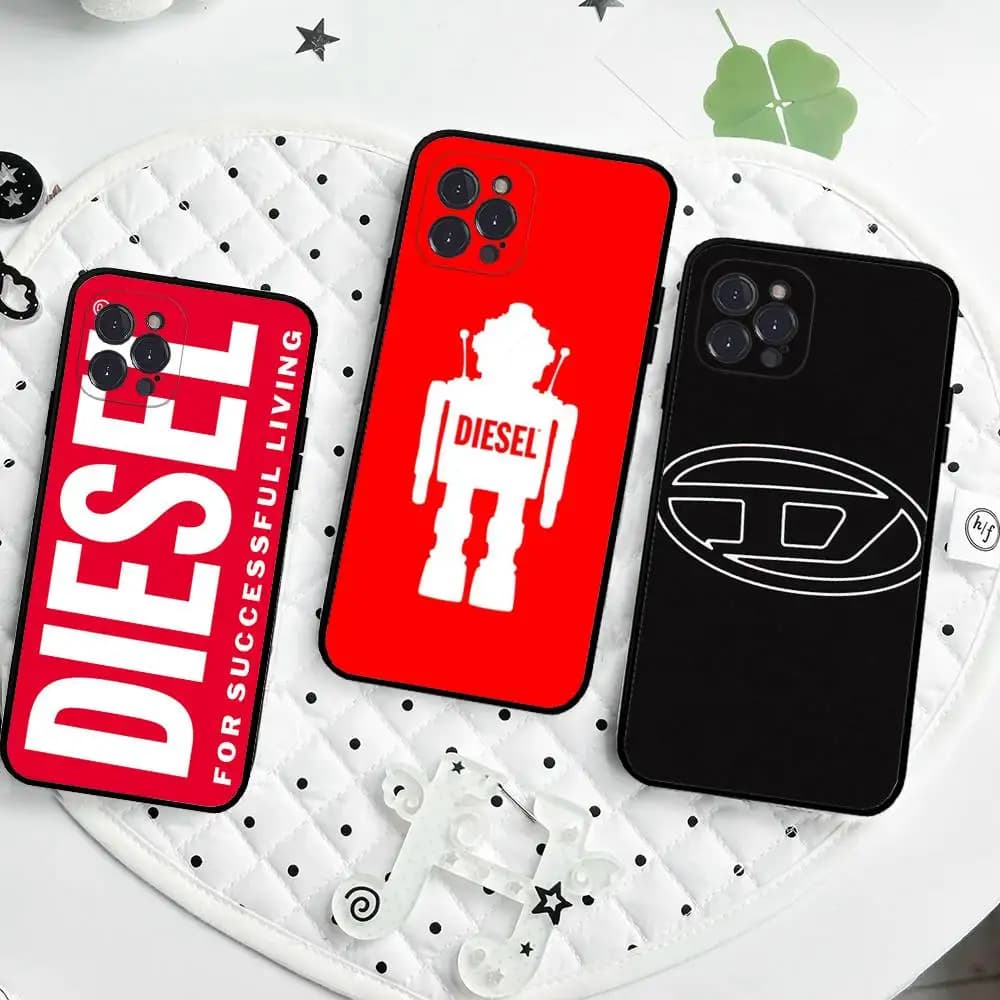 Fashion Diesel Phone Case For IPhone 16 17 Air 15 14 13 12 11 Pro Max 16E Plus Fundas