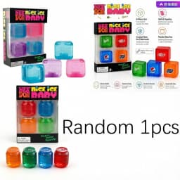 Schylling NeeDoh Nice Cube Squishy Sensory Toy Stress Relief Squeeze Block Vent Fidget Toy For Kids Autism ADHD Gift