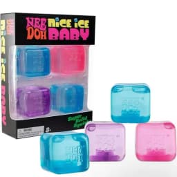 Schylling NeeDoh Nice Cube Squishy Sensory Toy Stress Relief Squeeze Block Vent Fidget Toy For Kids Autism ADHD Gift