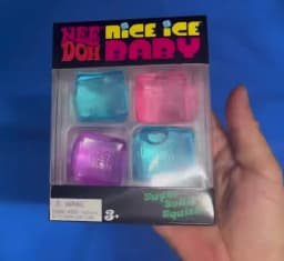 Schylling NeeDoh Nice Cube Squishy Sensory Toy Stress Relief Squeeze Block Vent Fidget Toy For Kids Autism ADHD Gift