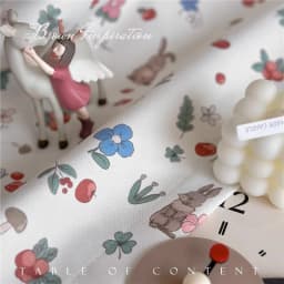 Little Flower Rabbit Cream French Children's Room Cute Cartoon Princess Girl Bedroom Blackout Skirt Curtain Design