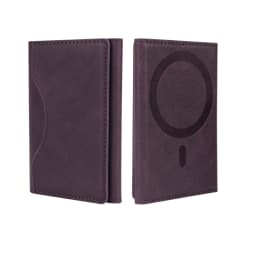 Trifold Magnetic Phone Wallet PU Leather Card Bag Magnetic Card Holder Wallet Storage for IPhone16 15 12 13 14 Pro Max Plus Mini