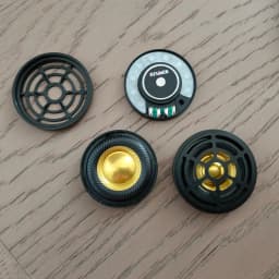 ELFINEAR CarbonGild 40 1Pair 40mm Carbon Fiber Gilded Dome Headphone Driver, 32Ω/300Ω Options