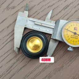 ELFINEAR CarbonGild 40 1Pair 40mm Carbon Fiber Gilded Dome Headphone Driver, 32Ω/300Ω Options