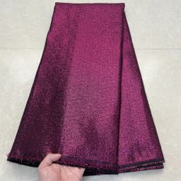 2024High Quality African Nigerian Tulle Lace Fabric Embroidery Silk Fabric French Dress Prom Party Gown For Sewing 5Yards YXZ130