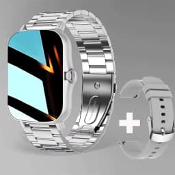 LAXASFIT 2025 New Men's Smart Watch Women's Gift Full Touch Screen Sports Fitness Watch Bluetooth Call Smart Watch