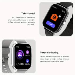 LAXASFIT 2025 New Men's Smart Watch Women's Gift Full Touch Screen Sports Fitness Watch Bluetooth Call Smart Watch