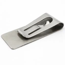 Stainless Steel Double Sided Metal Money Clips High Quality Men Women Simple Silver Dollar Cash Clamp Credit Card Holder Wallets