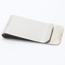Stainless Steel Double Sided Metal Money Clips High Quality Men Women Simple Silver Dollar Cash Clamp Credit Card Holder Wallets