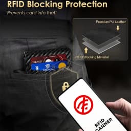RFID Luxury Brand Men Wallet Bank Credit Card Holder Minimalist Wallet Mini Bag Business Male Cardholder Case Wallets for Men