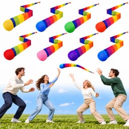 Rainbow Comet Ball Soft Tail 65cm Indoor Outdoor Sport Ball Throwing Receiving Ball Park Sports Relax Coordination Training Ball