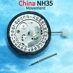China NH35 Automatic Mechanical Movement High Accuracy Date Calendar at 3 O'clock Position Replace Japanese NH35 Movement