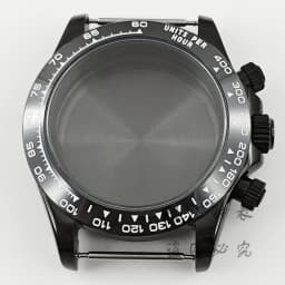 VK63 40mm Daytona Black Bezel Presidential Bracelet Watch Case Sapphire Glass Watch Accessories for VK63 VK64 Quartz Movement