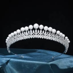 CZ Cubic Zirconia Tiaras and Crowns Headband For Brides Women Prom Pageant Headpiece Wedding Accessories Bridal Hair Jewelry
