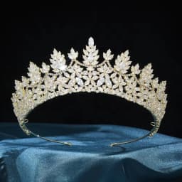 CZ Cubic Zirconia Tiaras and Crowns Headband For Brides Women Prom Pageant Headpiece Wedding Accessories Bridal Hair Jewelry