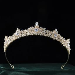 CZ Cubic Zirconia Tiaras and Crowns Headband For Brides Women Prom Pageant Headpiece Wedding Accessories Bridal Hair Jewelry