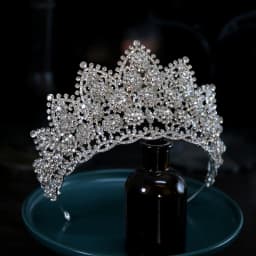 Bridal Hair Jewelry Big Large Headband Headpiece Brides Pageant Prom Rhinestones Crystal Crowns and Tiaras Wedding Accessories