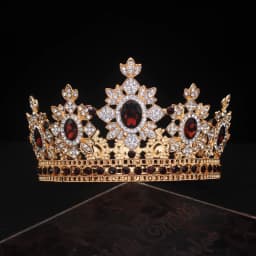 Crystal Queen Bridal Crown For Women Luxury Full Circle Wedding Tiara Pageant Prom Headpiece Wedding Bride Hair Accessories