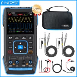 FNIRSI 2C23T 2C53T Upgrade 50MHz Handheld Digital Oscilloscope Multimeter Signal Generator 3 in 1 Dual Channel Automotive Tools