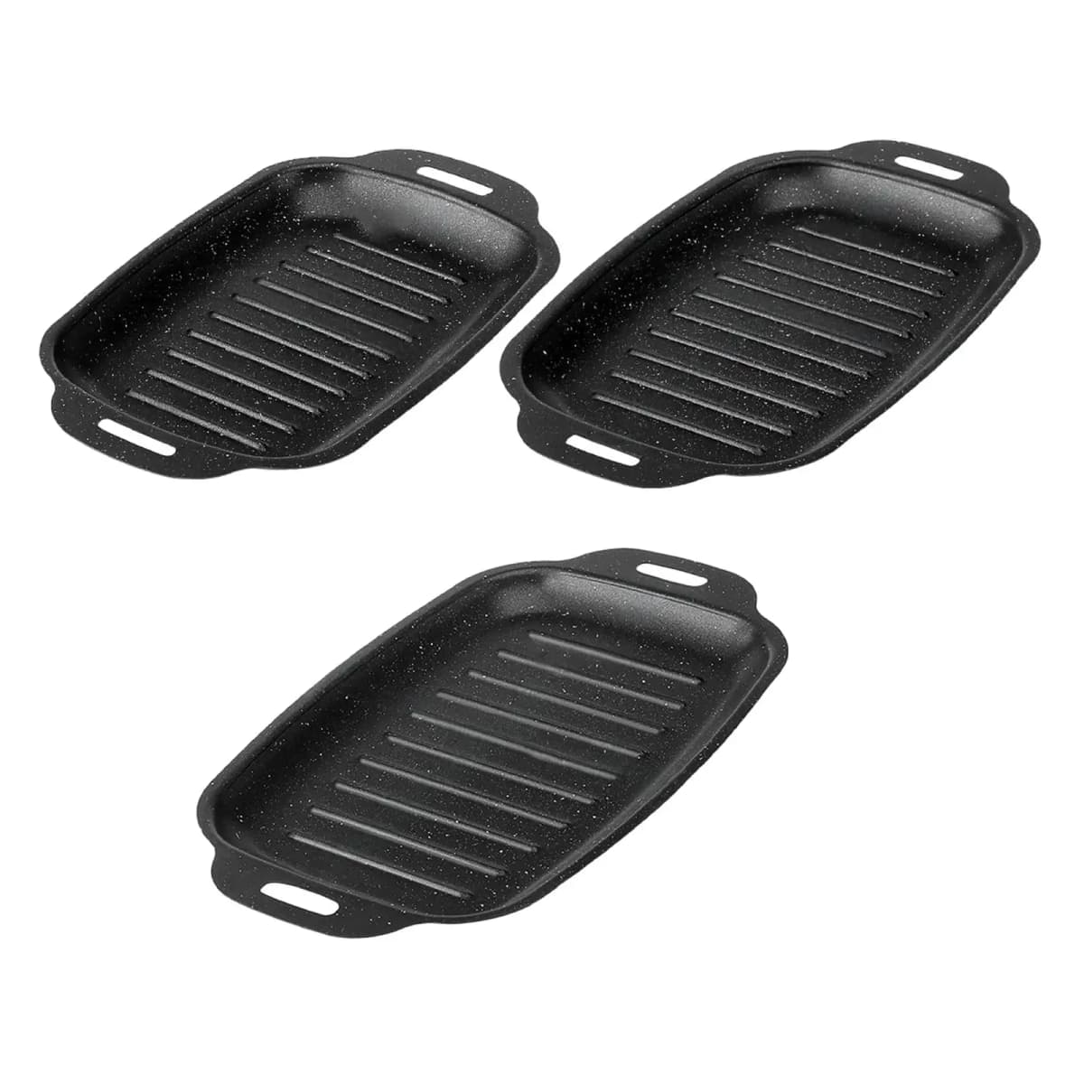 BBQ Grill Pan Rectangular Frying Pan Nonstick for Picnic Indoor Outdoor Meats Pancakes Kitchen