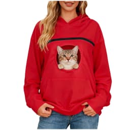 Hot Carry Pet Pocket Sweatshirt Winter Animal Pouch Hood Tops Autumn Winter Warm Hooded Sweatshirt Pet Carriers Loose Pullovers