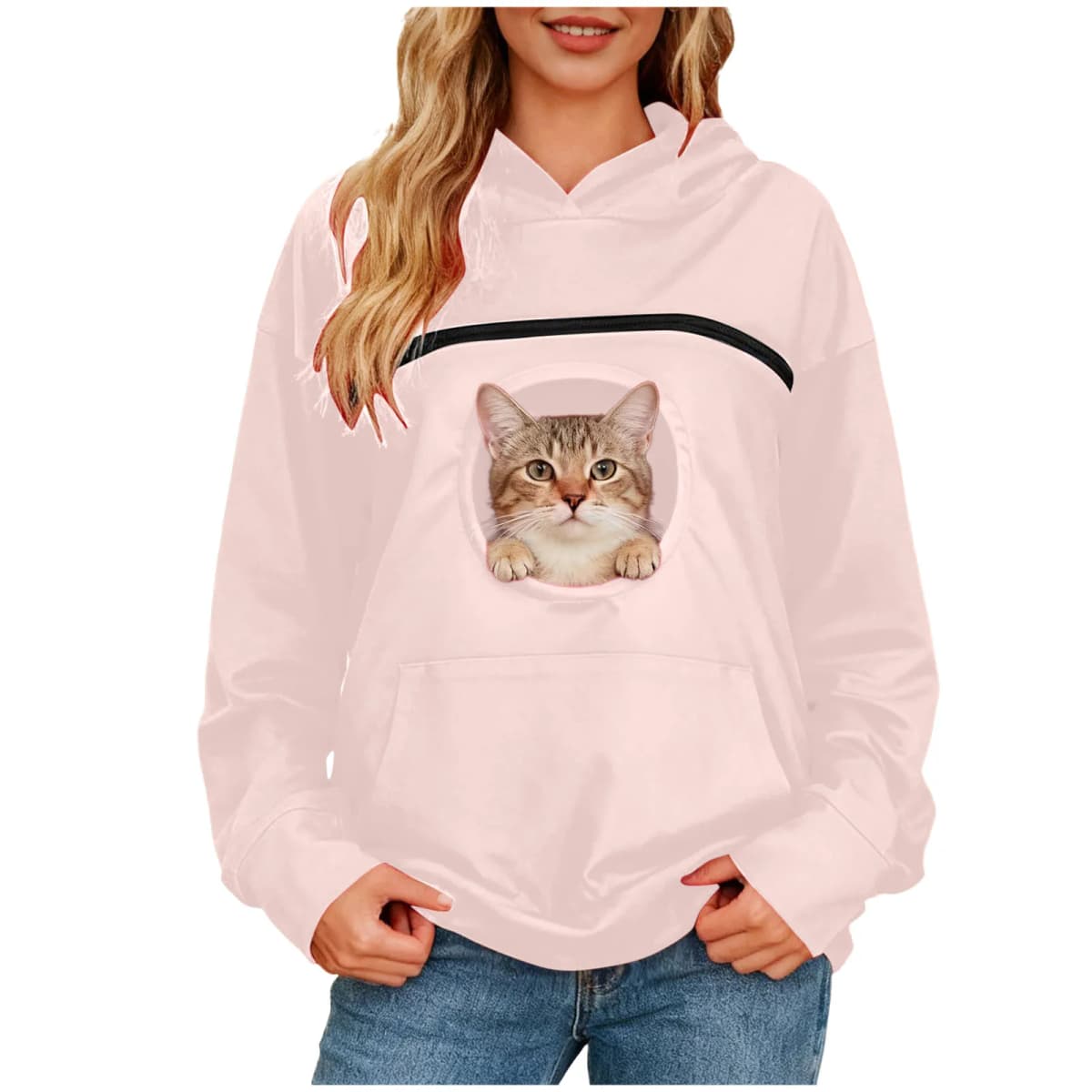 Hot Carry Pet Pocket Sweatshirt Winter Animal Pouch Hood Tops Autumn Winter Warm Hooded Sweatshirt Pet Carriers Loose Pullovers
