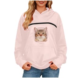 Hot Carry Pet Pocket Sweatshirt Winter Animal Pouch Hood Tops Autumn Winter Warm Hooded Sweatshirt Pet Carriers Loose Pullovers