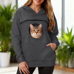 Hot Carry Pet Pocket Sweatshirt Winter Animal Pouch Hood Tops Autumn Winter Warm Hooded Sweatshirt Pet Carriers Loose Pullovers