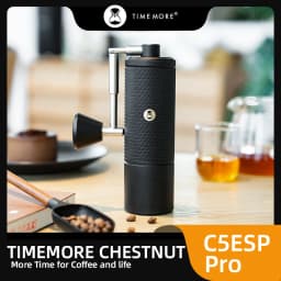 TIMEMORE Chestnut C5 ESP PRO Espresso Manual Hand Coffee Grinder Adjustable Steel Core Burr SendCleaning Brush OutdoorPortable