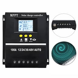 Y&H MPPT 60A 80A 100A Solar Charge Controller 12V 24V 36V 48V Battery Charging Smart Regulator for Lead Acid/Lithium Batteries