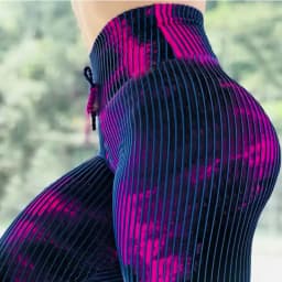 New Scrunch Butt Yoga Leggings Push Up Skinny Slim Pencil Pants Fitness Print Floral Running Sportswear Casual Trousers