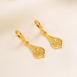 Gold Color Earrings Women's/Girls African Beautiful 24K Gold Color Plated Nicely Cute Small Ethiopian Jewelry Wedding Gift