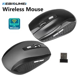KEBIDUMEI 2.4G Wireless Mouse 6D Button 1600DPI Gaming Mouse Ergonomic Silent Office Mice Computer Accessories For Mac Windows