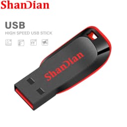 High Speed Genuine USB Flash Drive 128GB Black Pen Drive with Bonus Keychain 64GB Memory Stick 32GB Business Gift 16GB