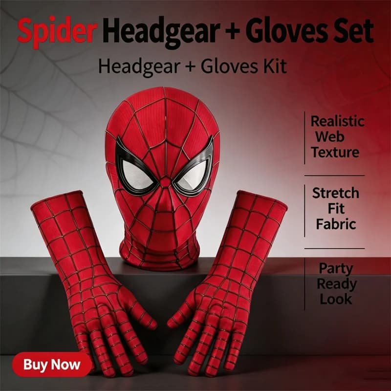 Spider Man Brand New Day Magnetic Mask Movie Accurate Marvel High Quality Collectible Action Figure Gift For Fans Official Merch