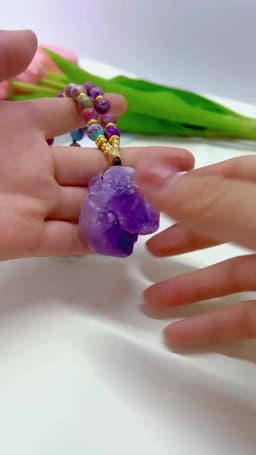 Natural Amethysts Quartz Druzy Chunky Pendant 8mm Round Sea Sediment Jaspers Beads Knot Handmade Necklace For Women Yoga Jewelry