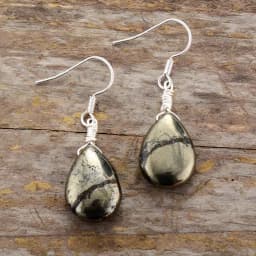 Teardrop Earrings Women Pyrite Drop Earring Wife Girlfriend Gifts Exquisite Lady Elegant Jewelry Dropship Wholesale