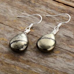 Teardrop Earrings Women Pyrite Drop Earring Wife Girlfriend Gifts Exquisite Lady Elegant Jewelry Dropship Wholesale