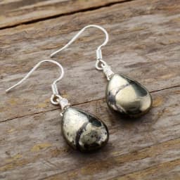 Teardrop Earrings Women Pyrite Drop Earring Wife Girlfriend Gifts Exquisite Lady Elegant Jewelry Dropship Wholesale