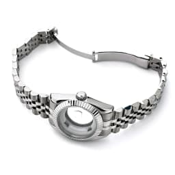 31mm NH05 Watch Case For Girl Woman Datejust Accessories 316L Steel Fit NH05 NH06 Movement 24.5mm Dial Jubilee Band Mod Parts