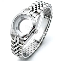 31mm NH05 Watch Case For Girl Woman Datejust Accessories 316L Steel Fit NH05 NH06 Movement 24.5mm Dial Jubilee Band Mod Parts