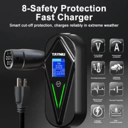 TAYNIU 3.5KW 16A Portable EV Charger NEMA5-15 Plug Type 2 GB/T Type 1 J1772 Electric Car Charger for BYD Changan Aedo Plus