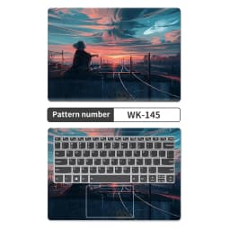 DIY Universal Laptop Cover Sticker Skins 2pcs 13.3"14"15.6"17.3" Skin Starry Sky Decorate Decal for Macbook /Lenovo/Asus/Hp/Acer