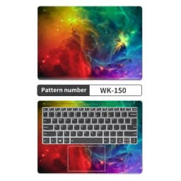 DIY Universal Laptop Cover Sticker Skins 2pcs 13.3"14"15.6"17.3" Skin Starry Sky Decorate Decal for Macbook /Lenovo/Asus/Hp/Acer